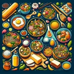 Image d'un plat savoureux préparé avec les Bobal recettes culinaires, mettant en avant des ingrédients frais et colorés.