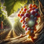 Image de grappes de raisin du cépage Tempranillo, montrant leurs caractéristiques distinctives, avec des teintes profondes et une texture unique.