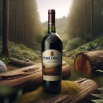 Bouteille de vin Pedro Ximénez entourée de raisins noirs mûrs et d'un verre rempli de ce vin sucré, évoquant des notes de figue et de caramel.