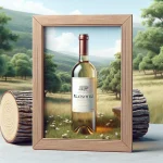 Rkatsiteli vin géorgien : grappes de raisins dorés et verre de vin au soleil, mettant en valeur la couleur et l'arôme distinctifs de ce vin unique.
