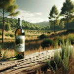 Image d'une bouteille de Verdejo vin blanc espagnol accompagnée d'un verre rempli de ce vin, mettant en avant sa couleur dorée et ses arômes uniques.