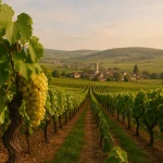 Vins de Bourgogne dans des verres élégants