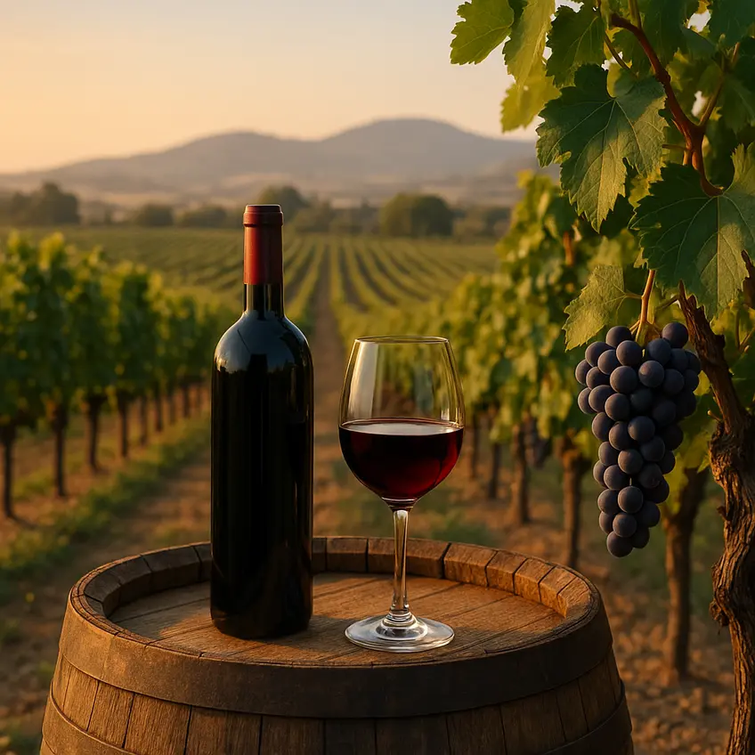 Vins du Penedes et paysages viticoles.