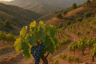 Vignoble en terrasses du Priorat espagnol.
