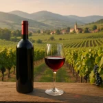 Vignoble ensoleillé représentant le vin Baden