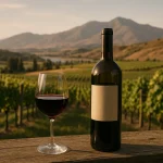 Vignobles de Vin Central Otago au soleil