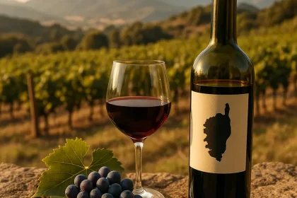 Vins de Corse avec paysages viticoles magnifiques