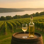 Vignoble dans la région des Finger Lakes