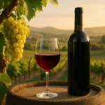 Vignes de Hawkes Bay avec raisins mûrs