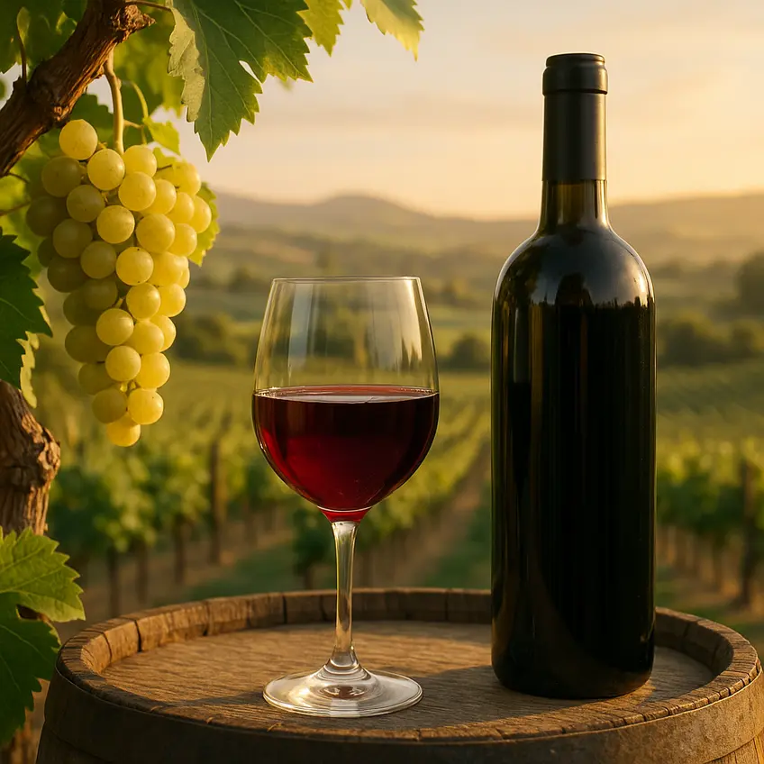 Vignes de Hawkes Bay avec raisins mûrs