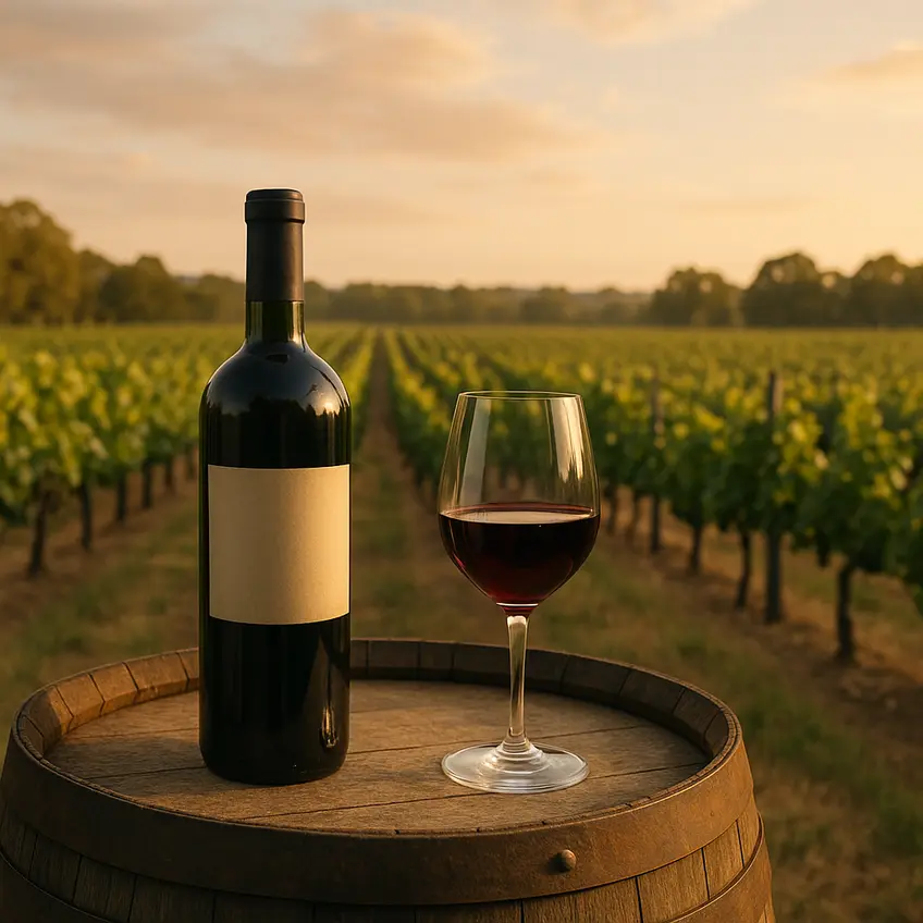 Vignes verdoyantes de Vin Margaret River