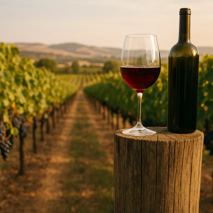 Vins McLaren Vale dans un paysage viticole