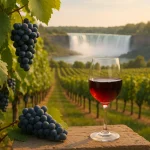 Vignes au soleil, dégustation Vin Niagara