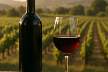 Vins Sonoma dans un paysage viticole idyllique