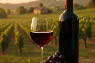 Vignes du Vin Sud Ouest ensoleillées.