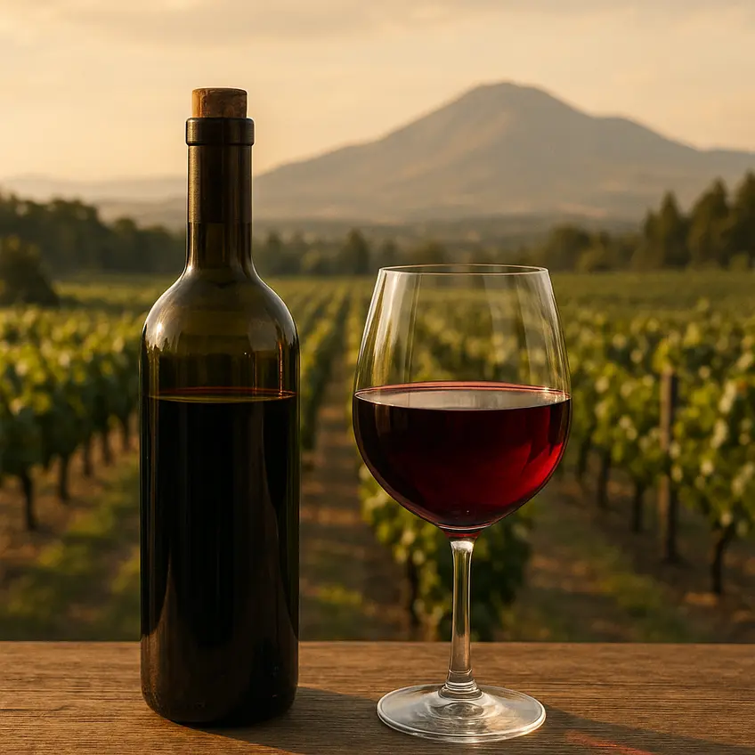 Vignoble du Washington State avec raisins murissants